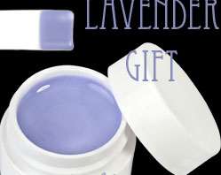 gel pure color lavander gift